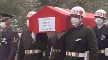 Şehit Asker Emrah Arslan son yolculuğuna uğurlandı