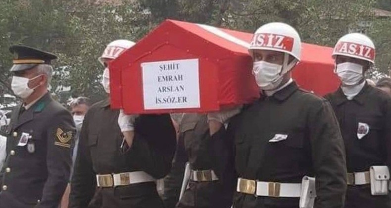 Şehit Asker Emrah Arslan son yolculuğuna uğurlandı