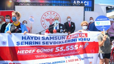 “Hedef Bir Günde 55 bin 555 Aşı”
