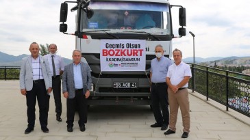 KASTAMONU İÇİN YARDIM KAMYONU İLKADIM’DAN YOLA ÇIKTI