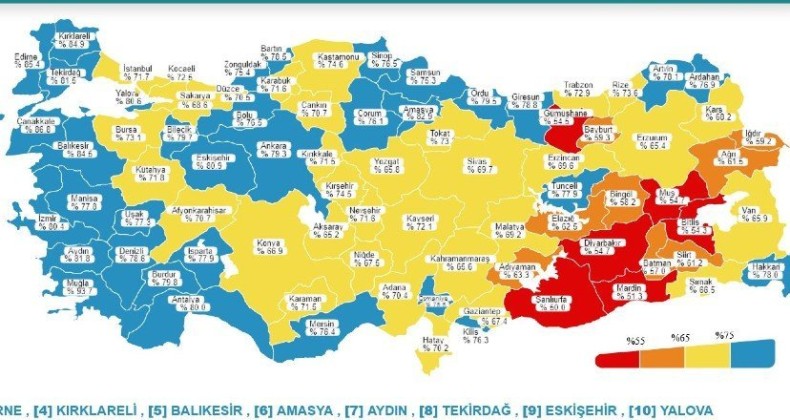 Samsun’da mavi oldu!