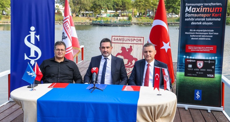 TÜRKİYE İŞ BANKASI LOGOLU SAMSUNSPOR KARTI
