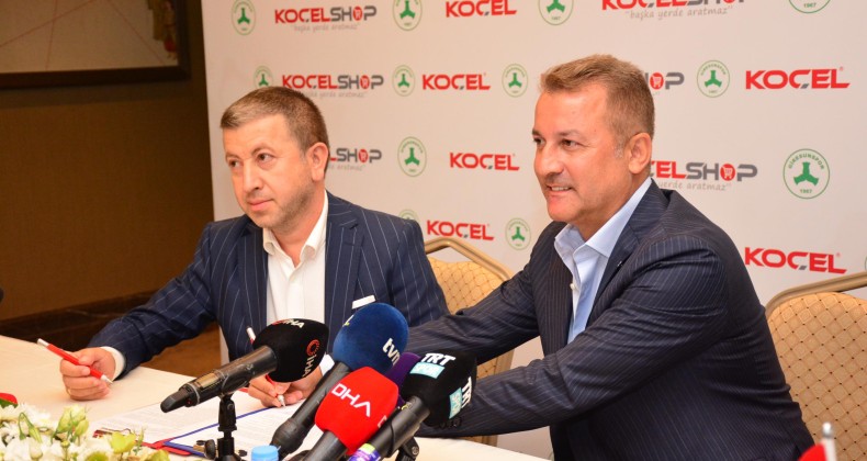 GİRESUNSPOR, KOÇEL A.Ş İLE SPONSORLUK ANTLAŞMASI İMZALADI