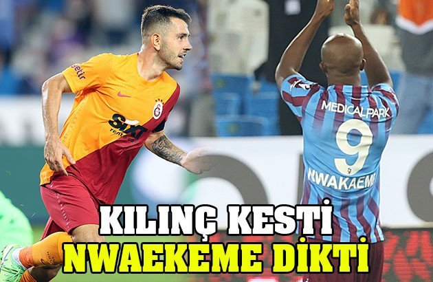 Trabzonspor – Galatasaray maç sonucu: 2-2