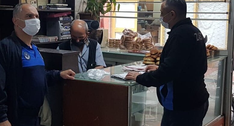 ZABITA EKİPLERİ SİMİT FIRINLARININ HİJYEN KOŞULLARINI DENETLEDİ