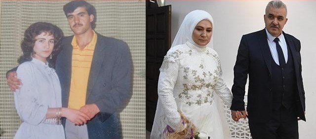 1986’da nişanlandılar, 35 yıl sonra evlendiler!