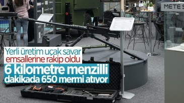 Yerli üretim M2 uçak savar, SAHA Expo’da ilgi gördü