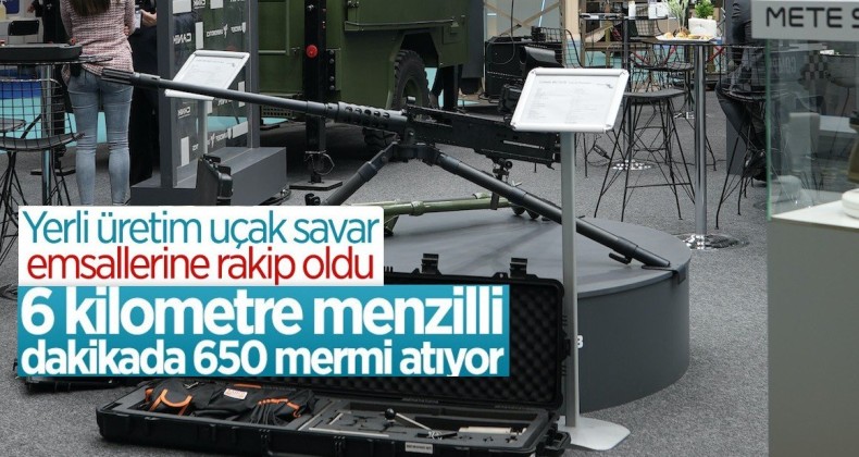 Yerli üretim M2 uçak savar, SAHA Expo’da ilgi gördü