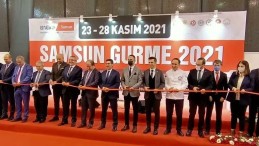 Gurme 2021 Samsun Gıda ve Yöresel Lezzetler Fuarı, kapılarını açtı.