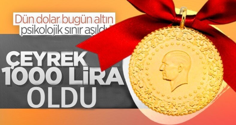 Altın fiyatlarında Kritik sınır aşıldı