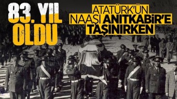 Atatürk’ün cenazesinden kareler