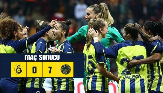 Fenerbahçe, Galatasaray’ı 7-0 yendi
