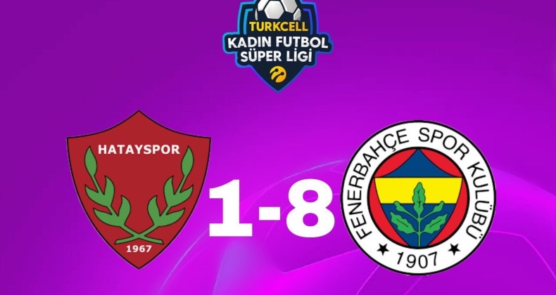 Hatayspor 1-8 Fenerbahçe