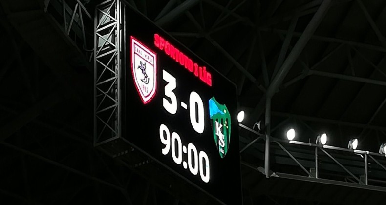 Yılport Samsunspor: 3 Kocaelispor: 0
