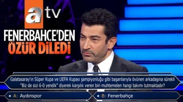 ATV’den Fenerbahçe’ye özür