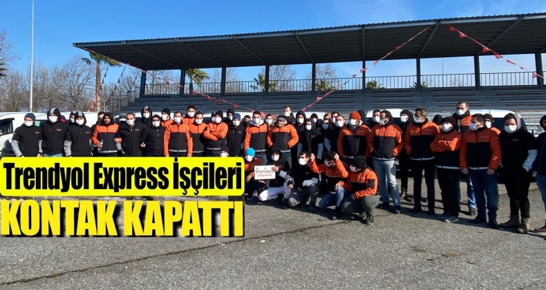Trendyol Express çalışanları, Samsun’da eylem yaptı!