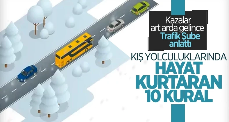 EGM Trafik Başkanlığı, trafikte uyulması gereken 10 kuralı anlattı