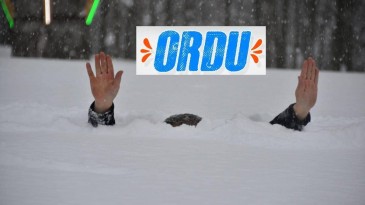 Ordu’da kar insan boyunu geçti