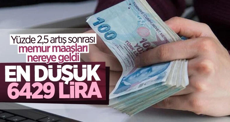 Memurun 2022 güncel zamlı maaşları
