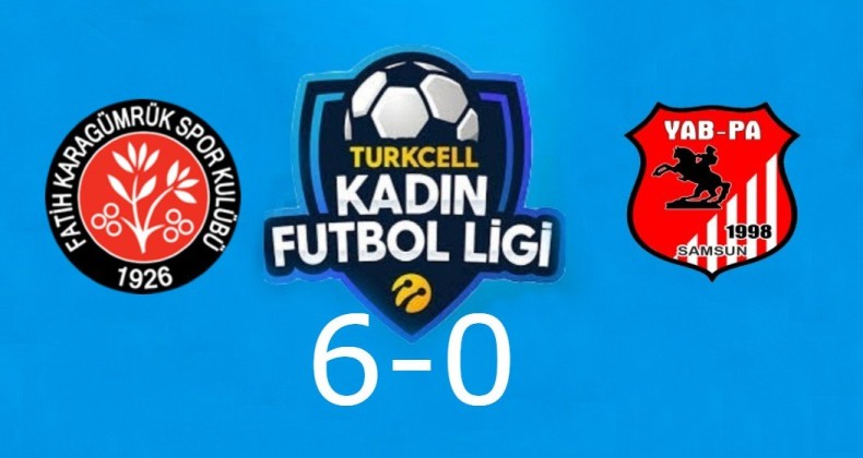 YABPASPOR, Fatih Karagümrük’ten yarım düzine gol yedi