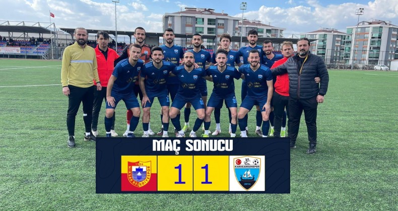 Karasamsunspor, Niksar’dan 1 puanla dönüyor
