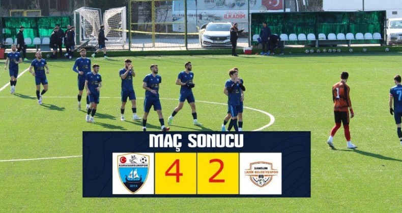 Karasamsunspor, Ladik Belediyespor’u eli boş gönderdi