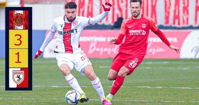 Yılport Samsunspor, Ümraniye’den eli boş dönüyor