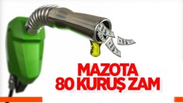 Motorine 80 kuruş zam geldi