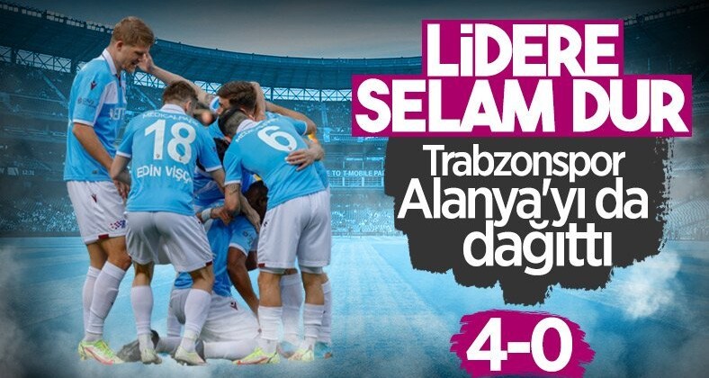 Trabzonspor, Alanyaspor’u rahat geçti