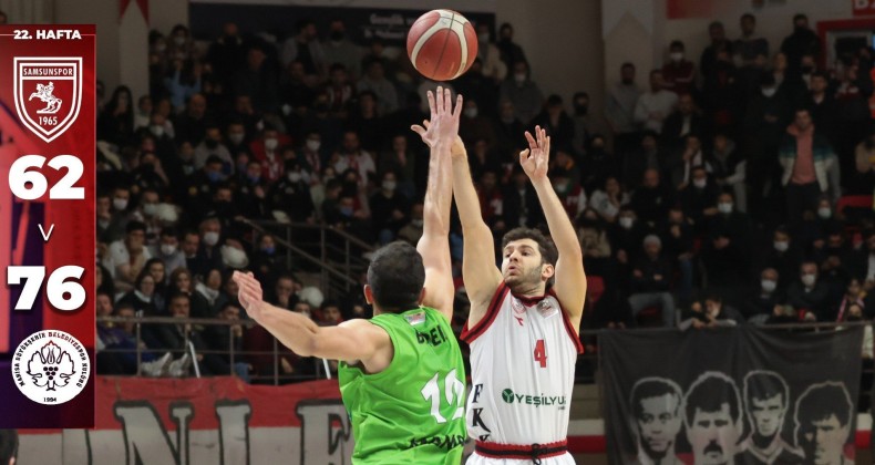SAMSUNSPOR – MANİSA BÜYÜKŞEHİR BELEDİYESPOR: 62 – 76