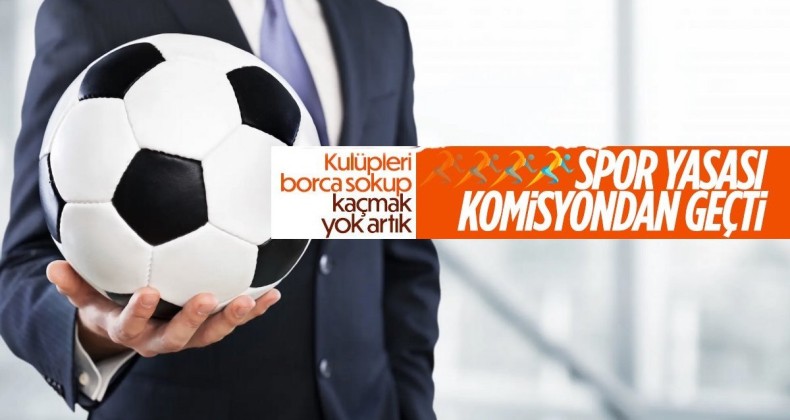 Yeni spor yasası teklifi TBMM komisyonunda kabul edildi
