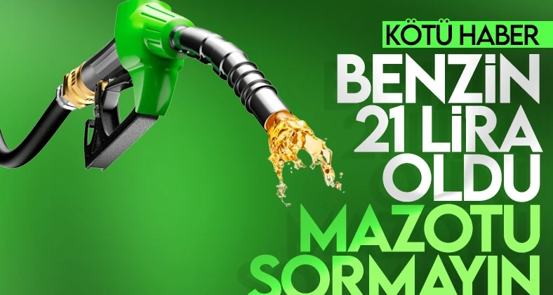 Benzin ve motorine zam geldi