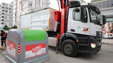 İlkadım’a modern çöp konteynerleri yerleştirildi