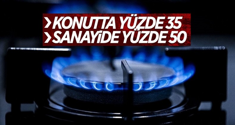 Doğalgaza zam geldi