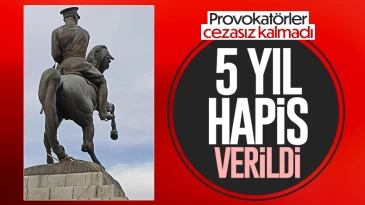 Onur Anıtı’na saldıran kuzenlere 5’er yıl hapis