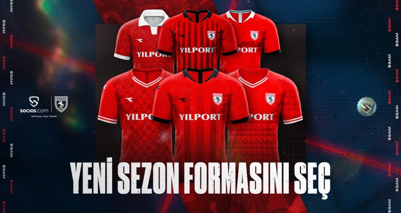 Samsunspor’un yeni sezon formasını taraftar seçecek