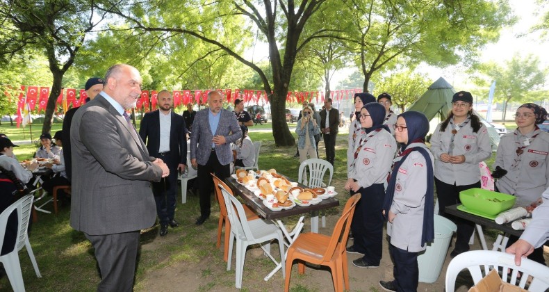 İzcilere Samsun Simiti ikram edildi