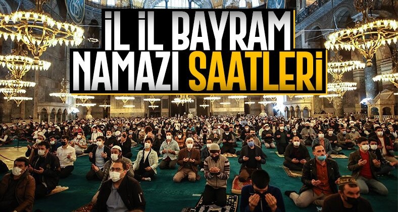 Ramazan Bayramı namaz saatleri