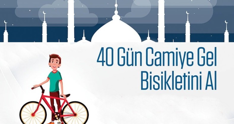 Başkan Sandıkçı’dan çocuklara bisiklet!