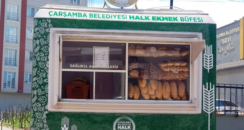Çarşamba Belediyesi’nden halka ekmek hizmeti