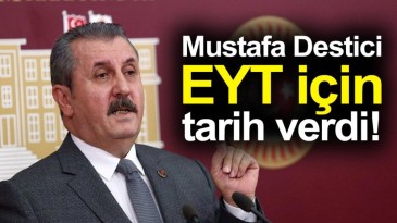 Mustafa Destici canlı yayında EYT için tarih verdi