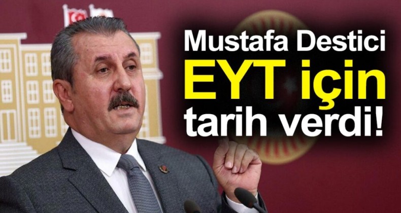 Mustafa Destici canlı yayında EYT için tarih verdi