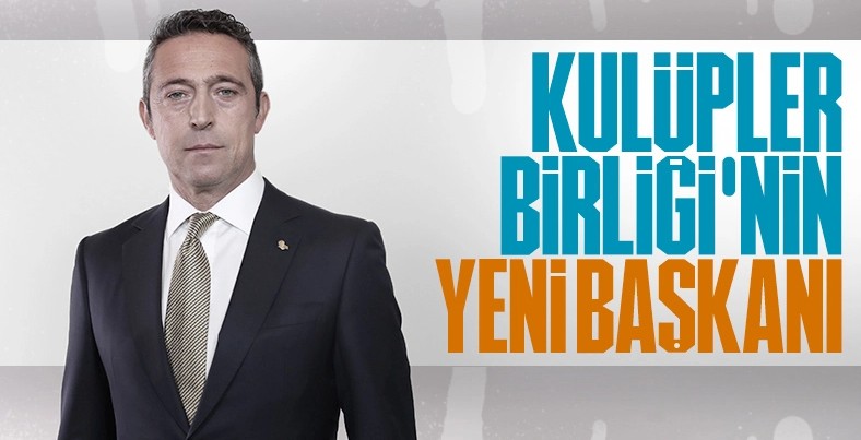 Kulüpler Birliği başkanı Ali Koç oldu