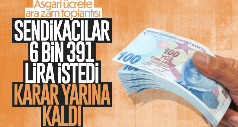 Asgari ücret zammı görüşmelerinde ikinci toplantı sona erdi