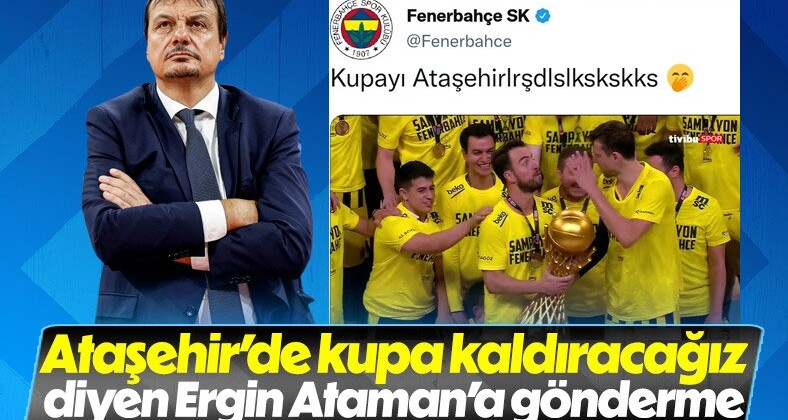 Fenerbahçe’den Ergin Ataman’a şampiyonluk göndermesi