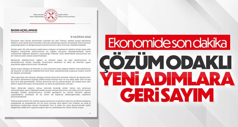 Maliye Bakanlığı: Yeni adımlar kamuoyu ile paylaşılacak