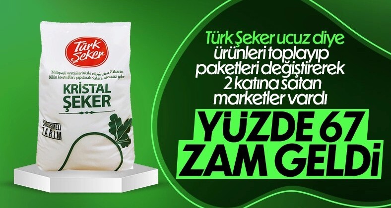 Türk Şeker’den şekere büyük oranda zam