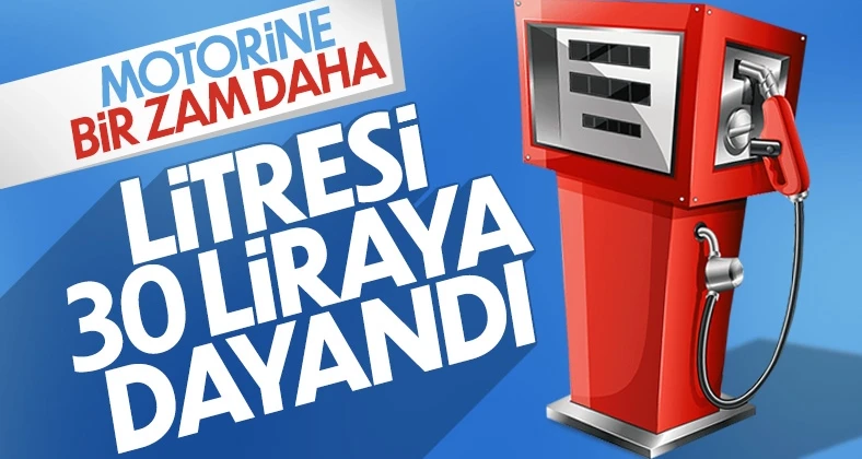 Motorine 1 lira 27 kuruş zam geldi