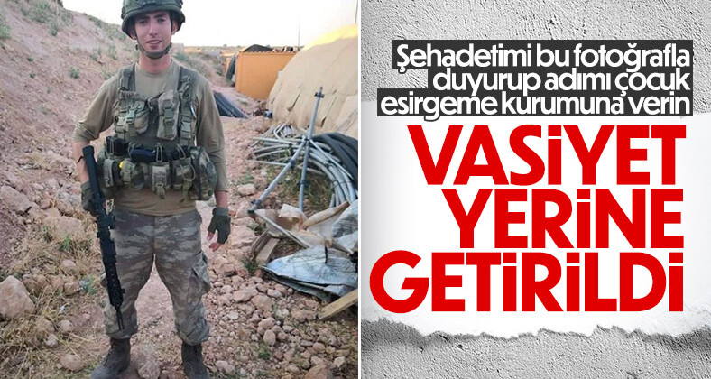 Pençe Kilit şehidi Enes Özgül’ün adı, yetiştiği çocuk destek merkezine verildi