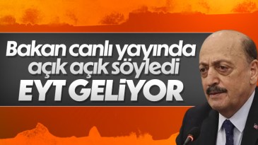 Vedat Bilgin’den EYT açıklaması: Hepsini çözeceğiz